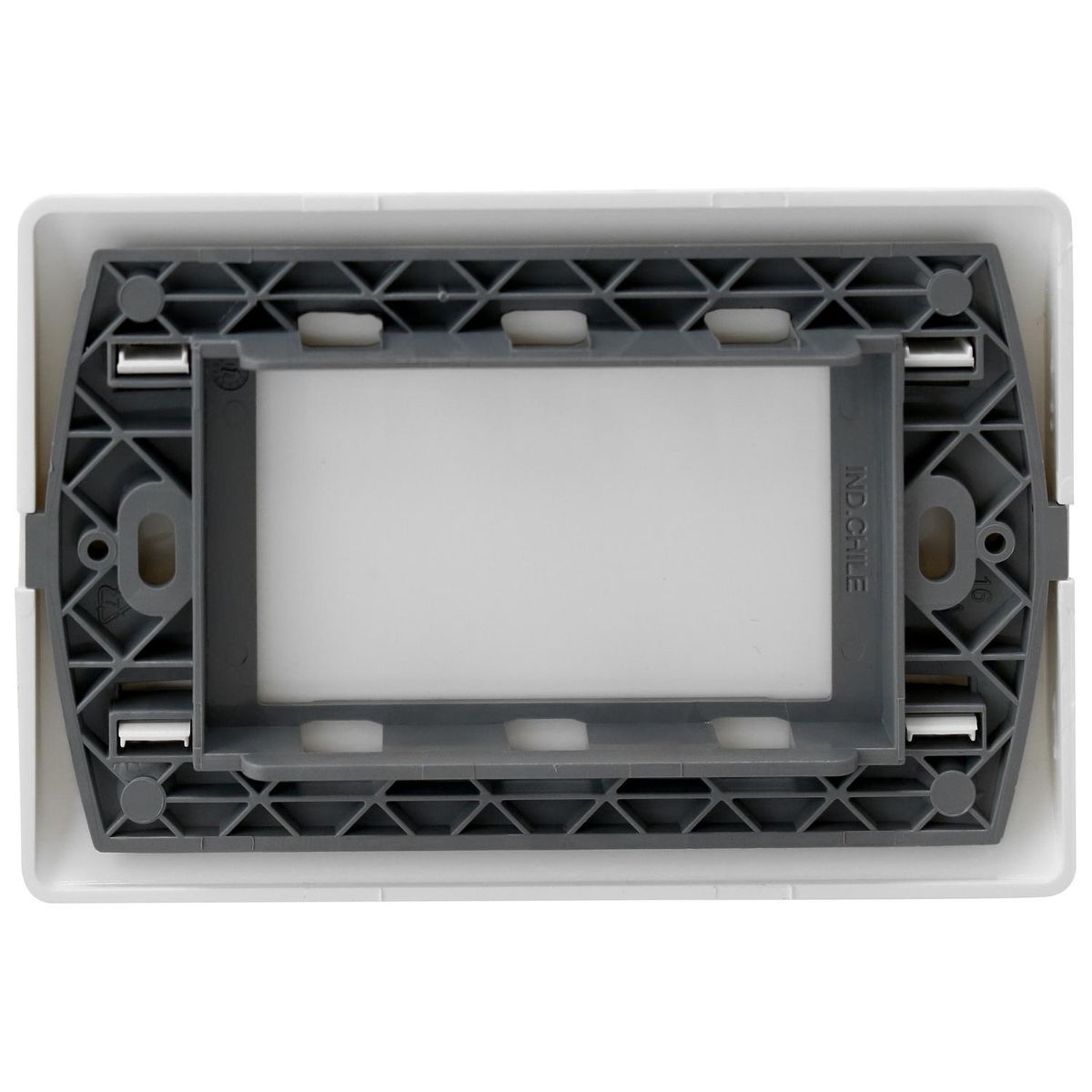 SCHNEIDER ELECTRIC - Placa Ciega Con Soporte Blanco Genesis