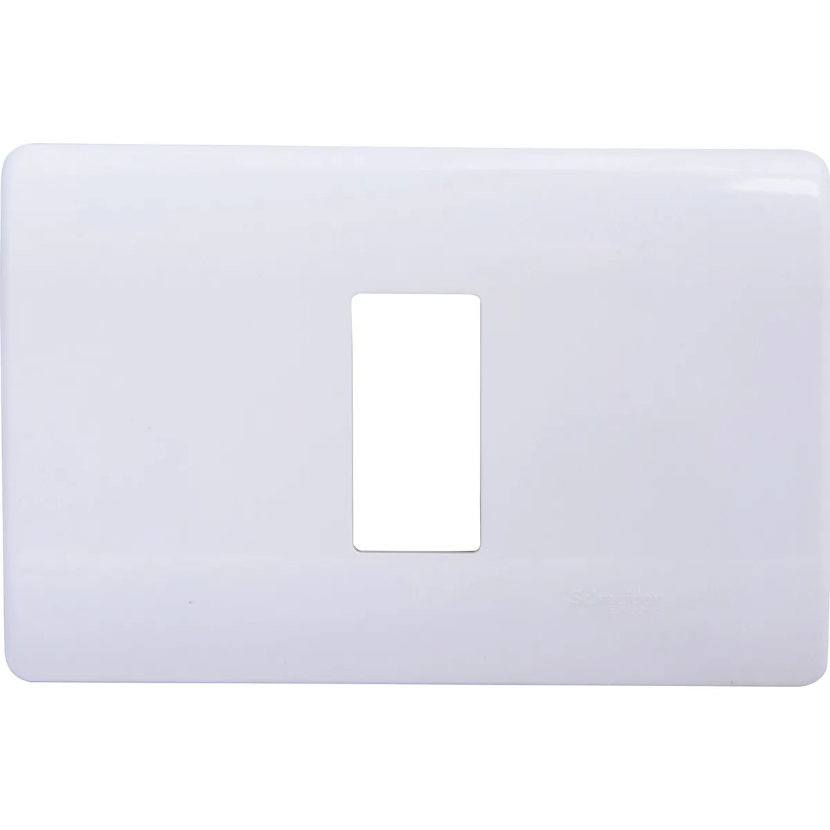 SCHNEIDER ELECTRIC - Placa 1 módulo con soporte blanco Genesis