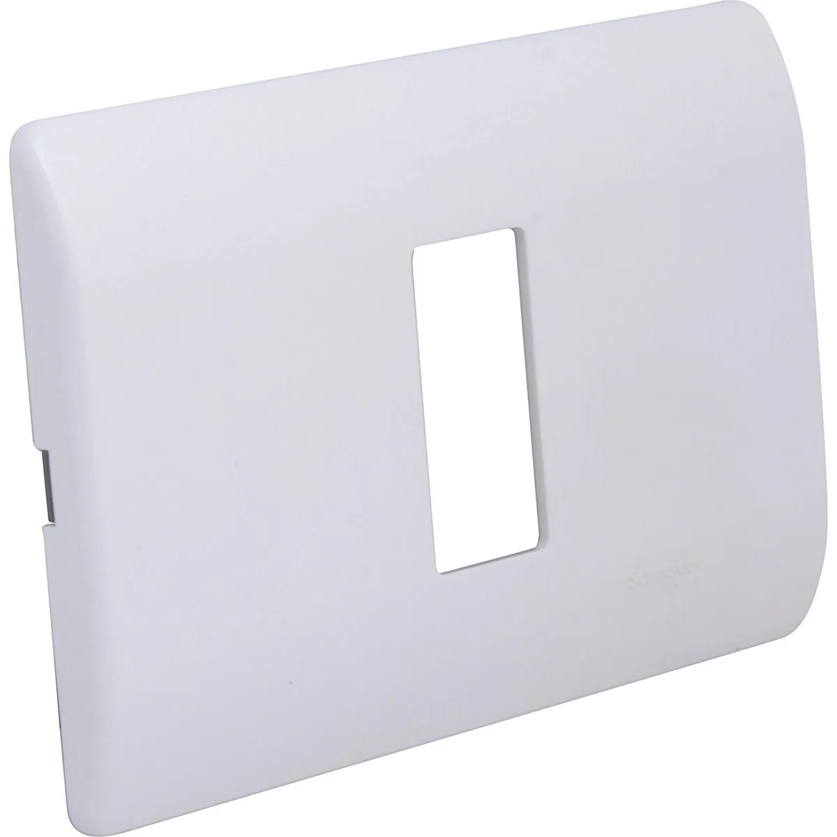 SCHNEIDER ELECTRIC - Placa 1 módulo con soporte blanco Genesis