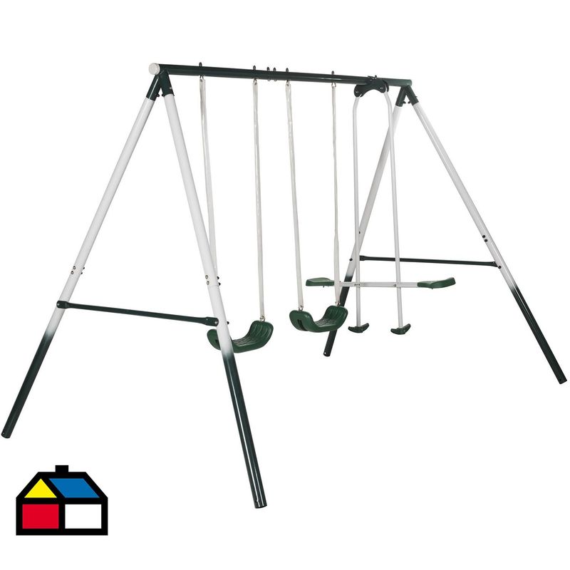  - Módulo Columpio 302x187x183 cm Verde