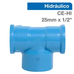 TIGRE - Tee Trans PVC-P CE/HI 25mm x 1/2" 1u