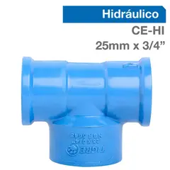TIGRE - Tee Trans PVC-P CE/HI 25mm x 3/4" 1u