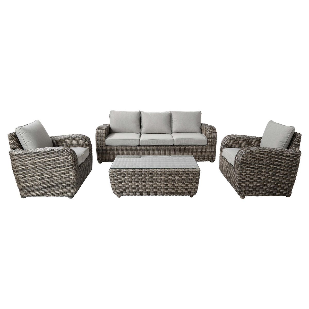 JUST HOME COLLECTION - Juego de Living de Terraza Asturias 5 Personas