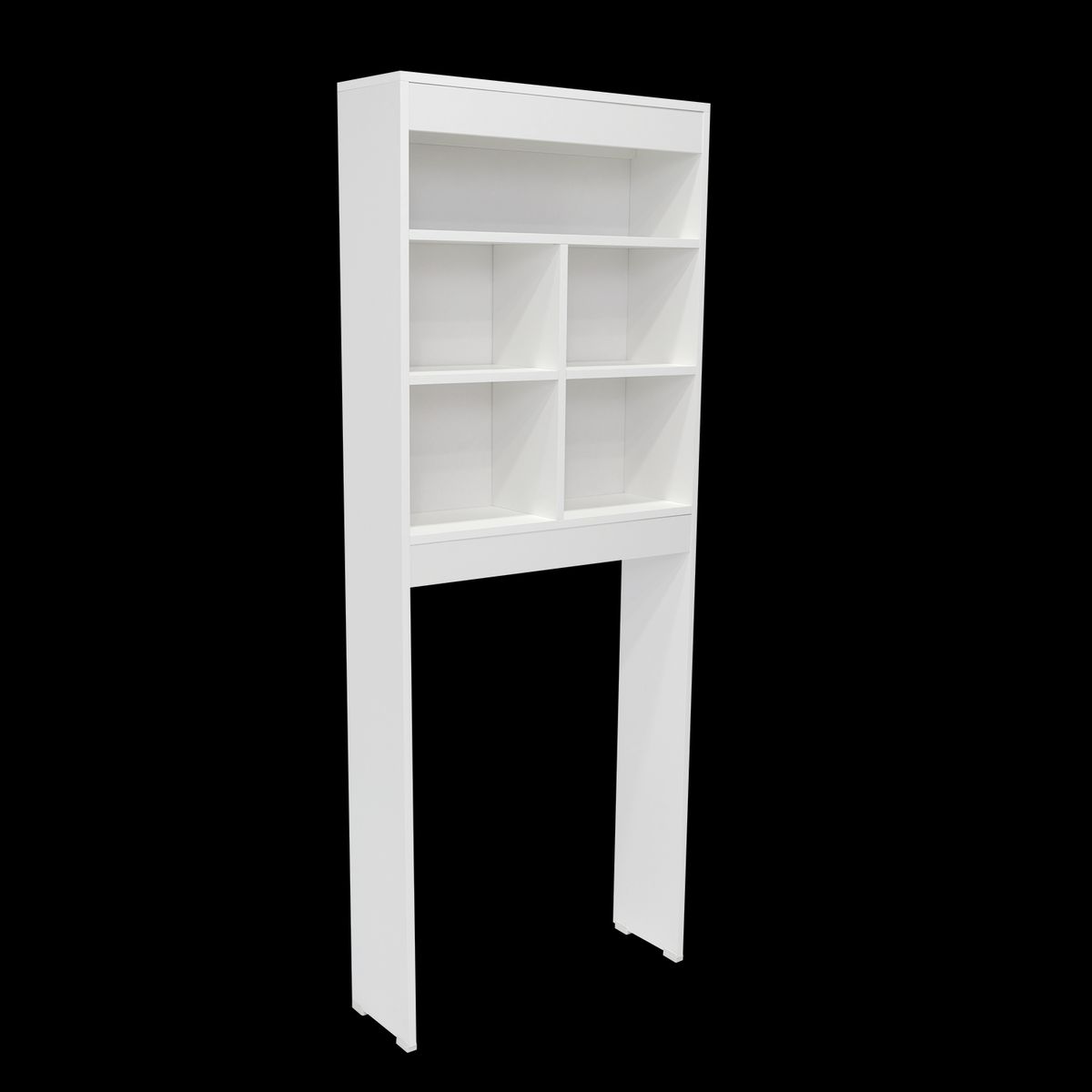 TUHOME - Estante Baño 1 Puerta 2 Repisas 63x160x20 cm Blanco