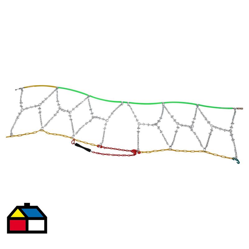 GORILA - Cadena para nieve acero para aros 15, 16, 17 y 17,5