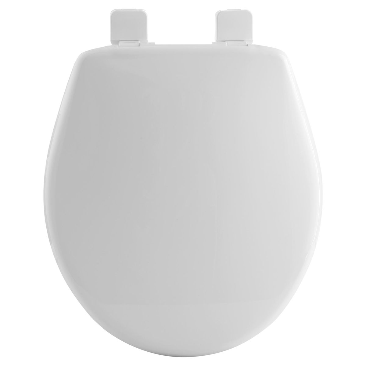 Asiento WC redondo plástico blanco, marca BEMIS - Foto 2