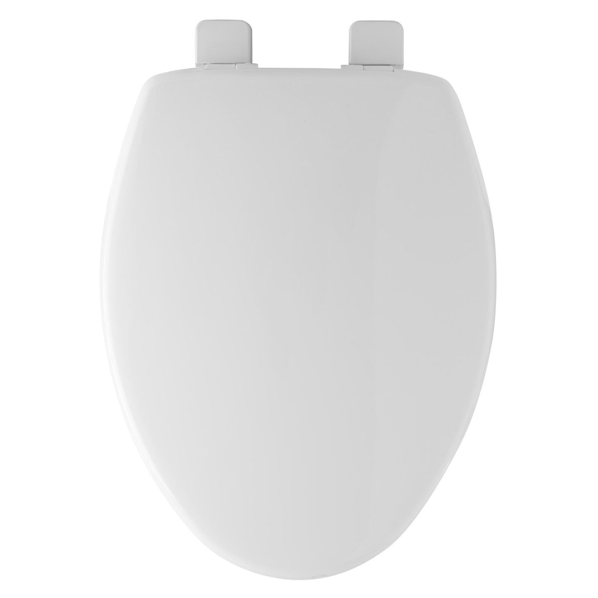 Asiento WC elongado plástico blanco, marca BEMIS - Foto 2