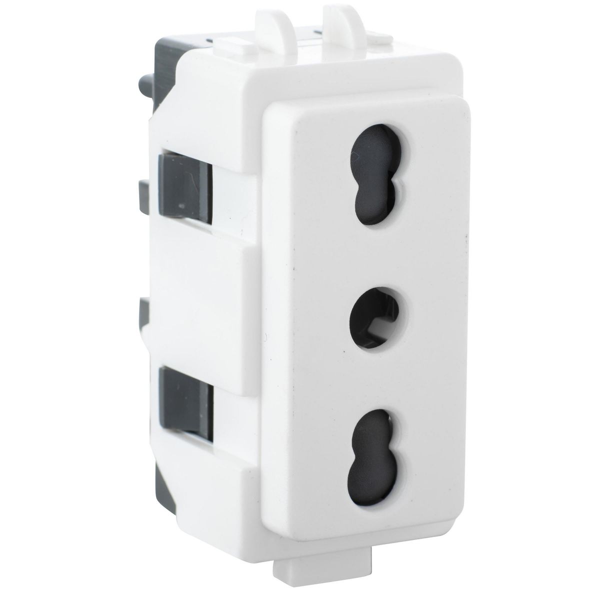 SCHNEIDER ELECTRIC - Módulo tomacorriente 10 a 16 A Blanco Genesis