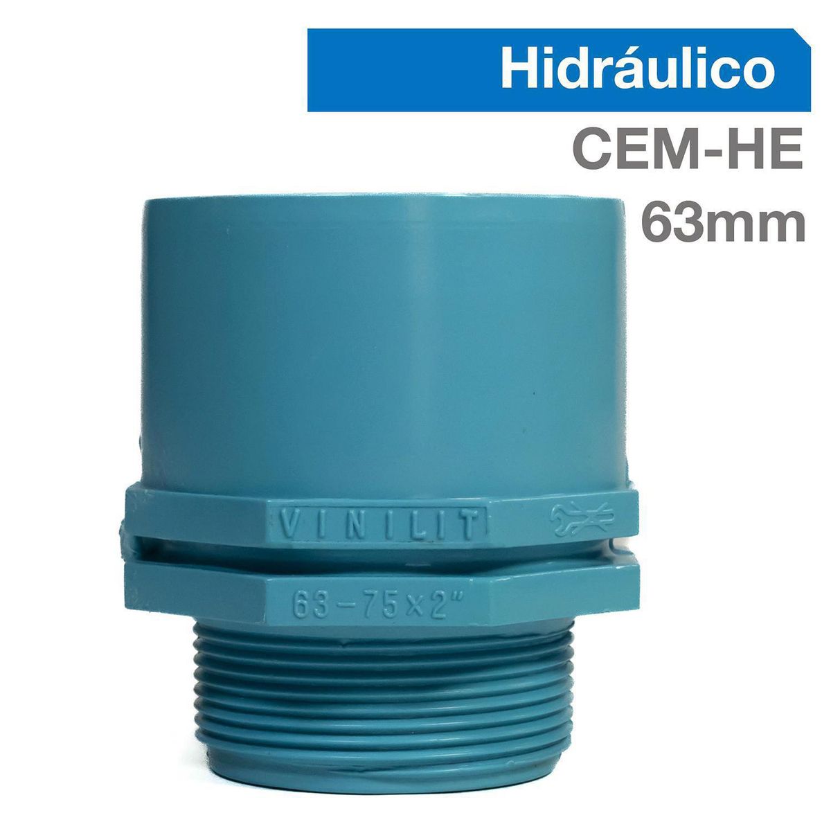 VINILIT - Terminal PVC-P CEM/HE 63mm x 2" 1u