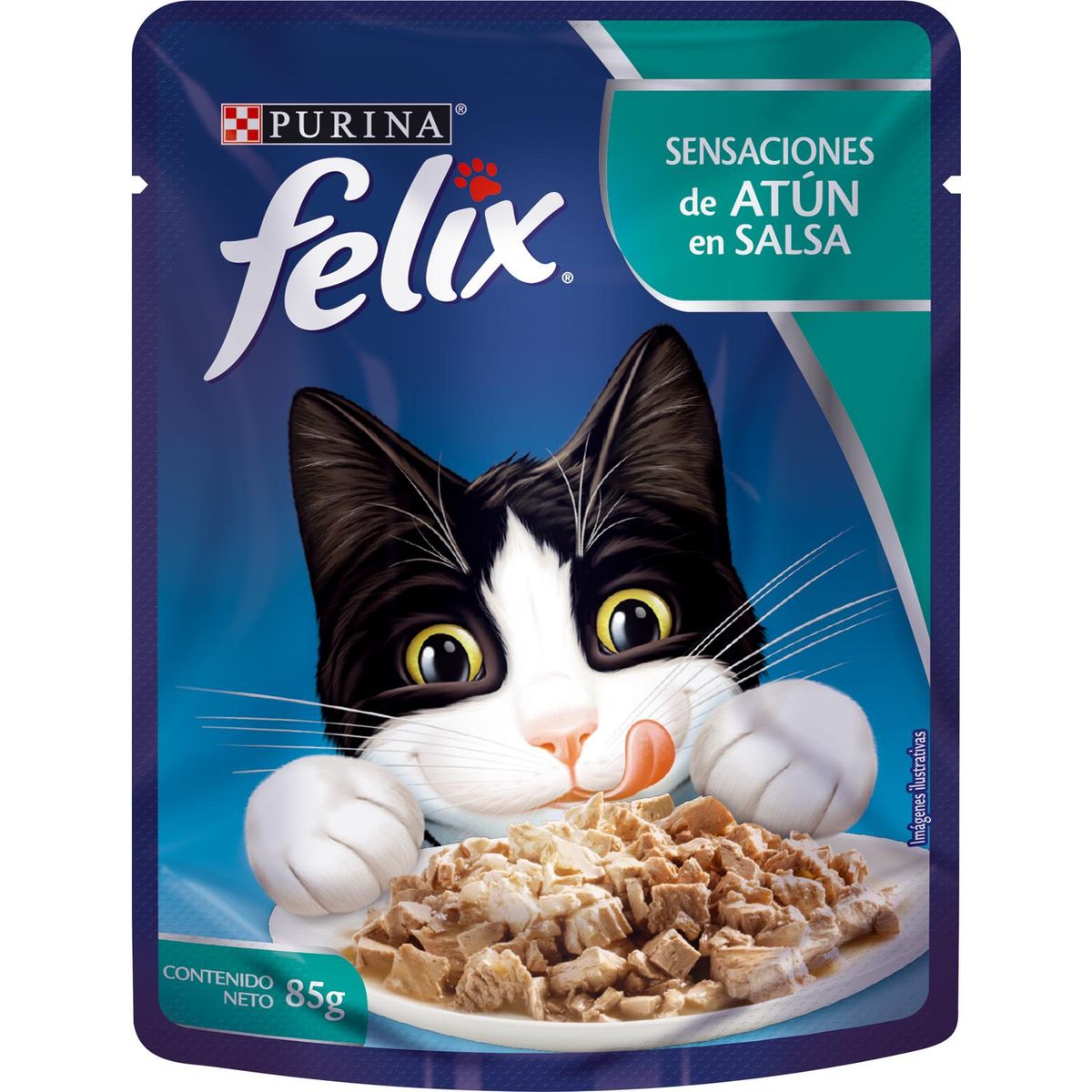 FELIX - Alimento húmedo para gato adulto 85 g atún