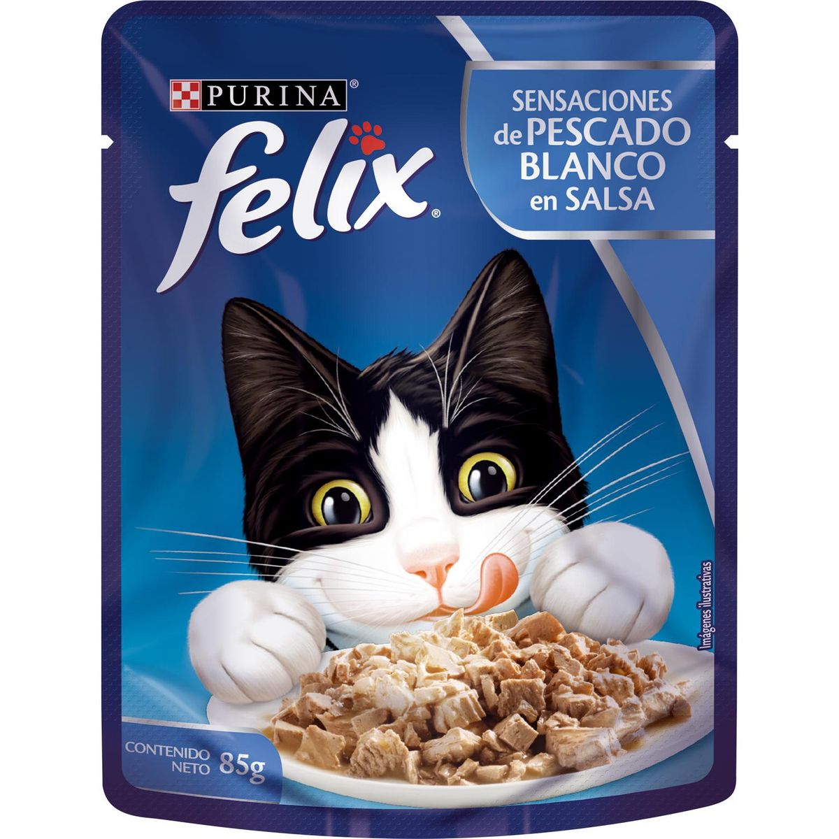 FELIX - Alimento húmedo para gato adulto 85 g pescado