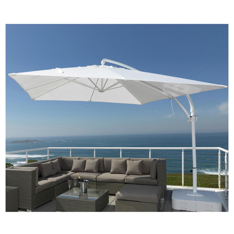 JUST HOME COLLECTION - Repuesto Quitasol Lateral Metal 2.7x2.7 metros Blanco