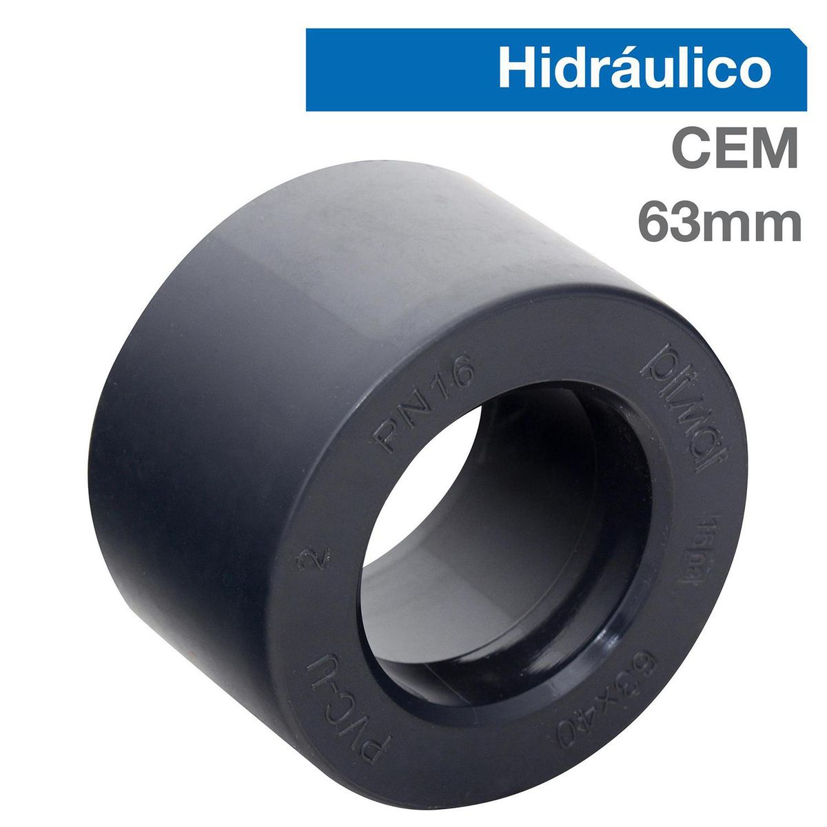 VINILIT - Buje Reducción corta PVC-P Cementar 63mm x 40mm  1u