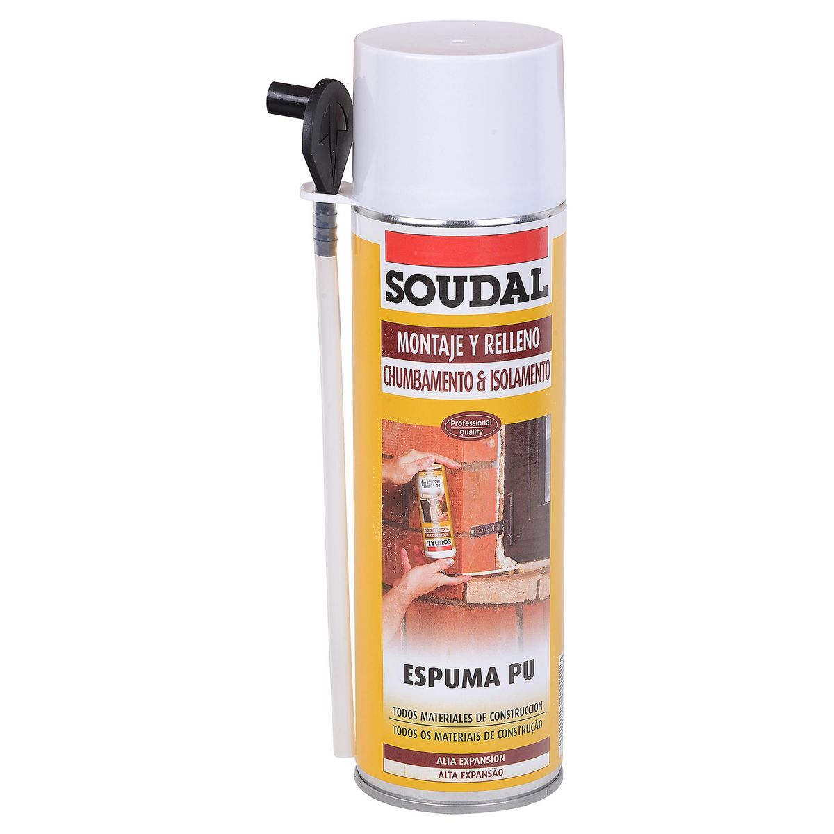 SOUDAL - Sellador Soudal 500 ml Beige para Construcción y Juntas