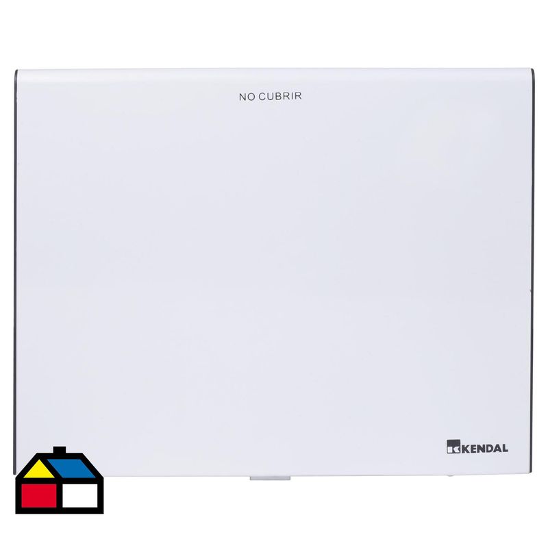 KENDAL - Panel Convector Eléctrico para Baño 400 W Convección  Blanco