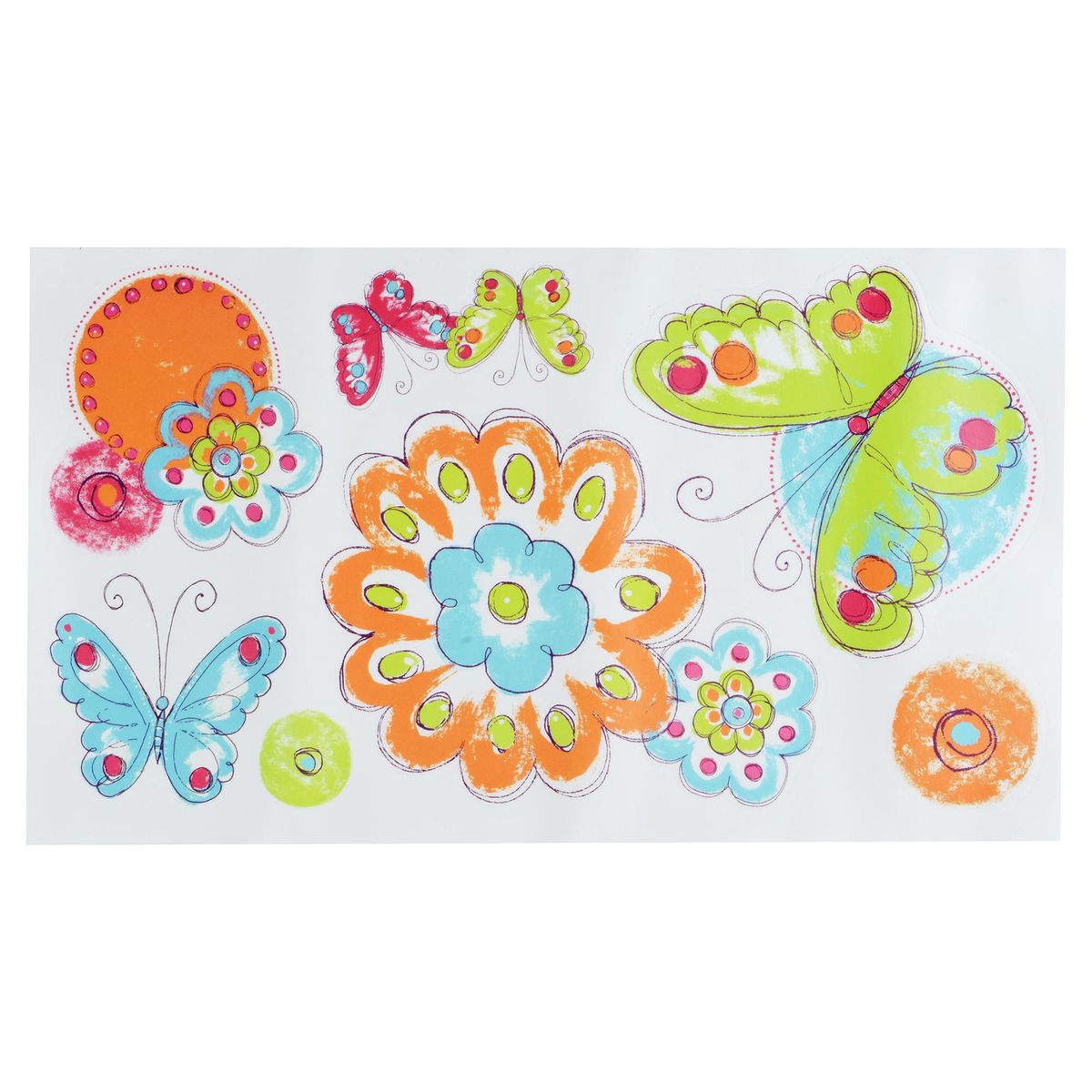 ROOMMATES - Sticker decorativo mariposas 26 unidades