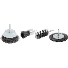 BAUKER - Set de escobillas para taladro 4 unidades
