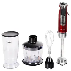 OSTER - Batidora de Inmersión De mano 0.7 l 800 W Rojo