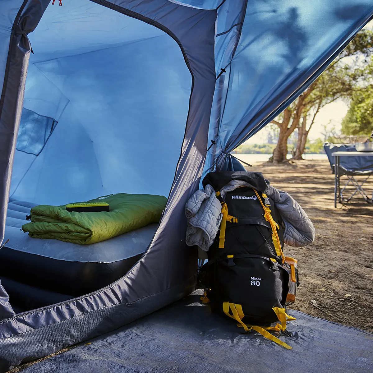 KLIMBER - Mochila Rasac 80 Litros Negro