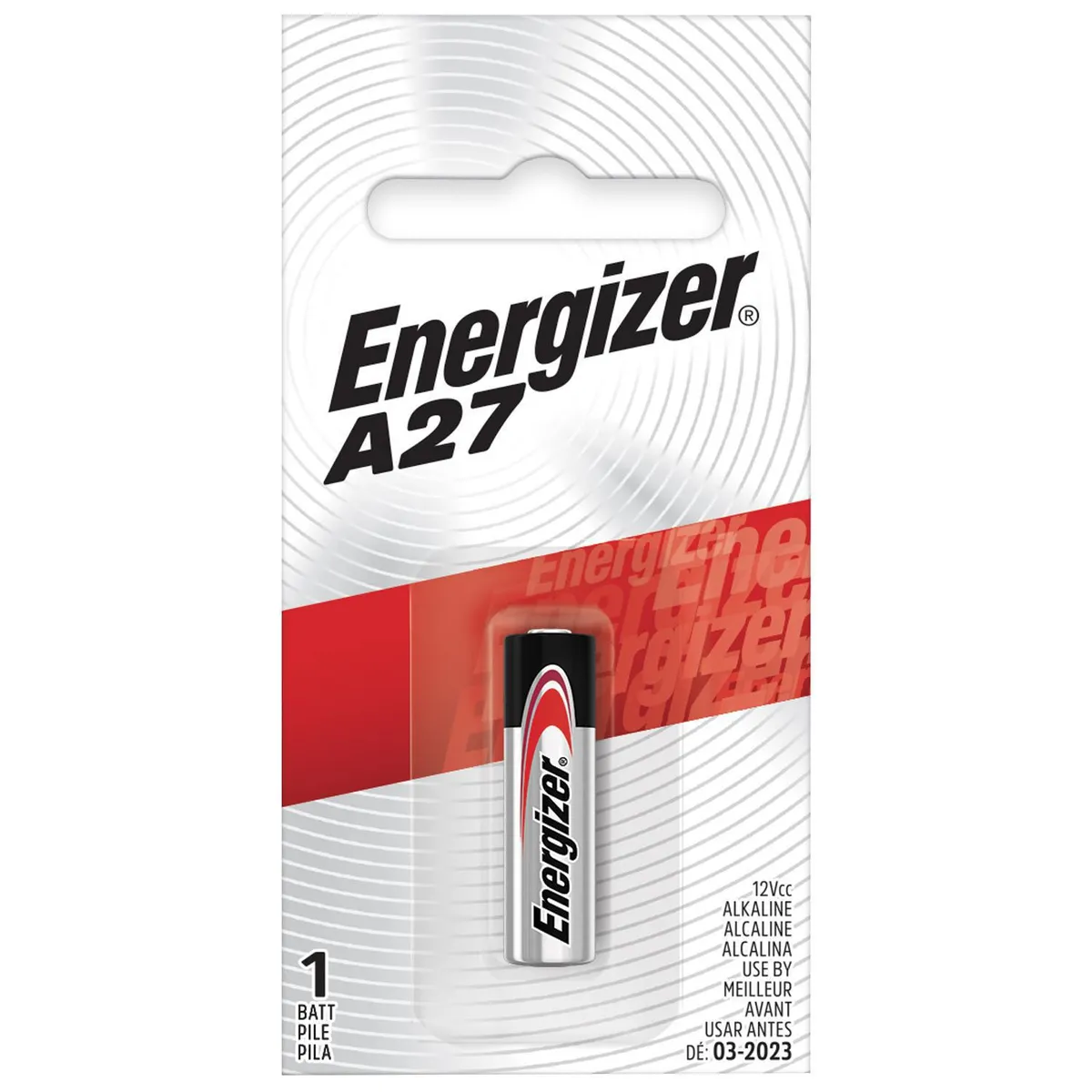 ENERGIZER - Pila especial alcalina A27 12V