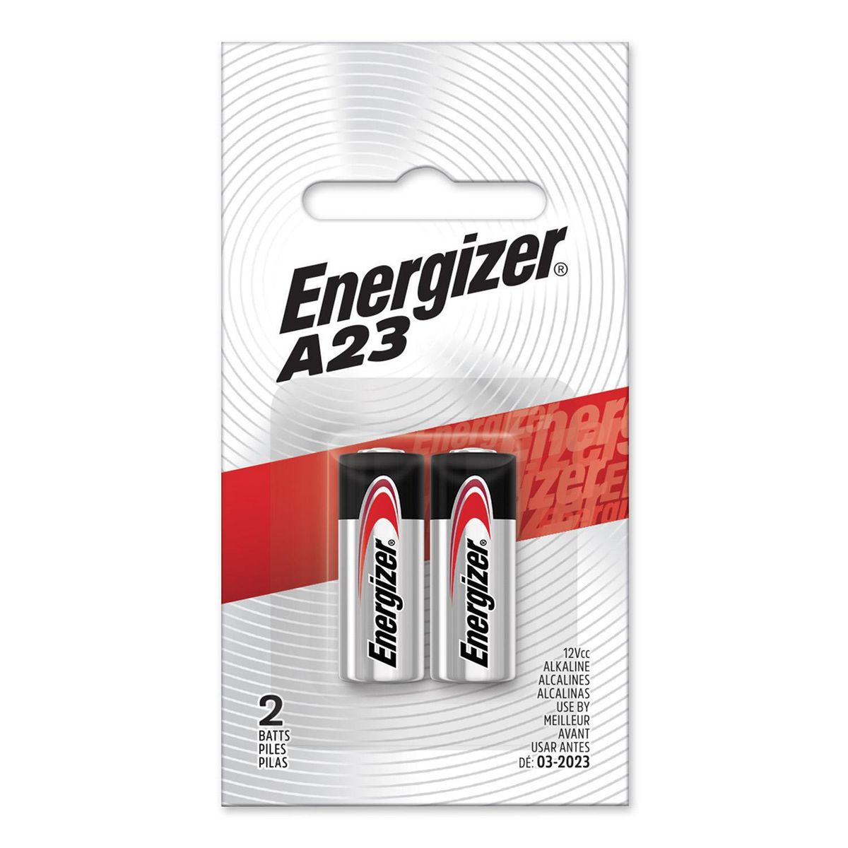 ENERGIZER - Display 2 pilas especiales alcalina 12V 0%Hg A23