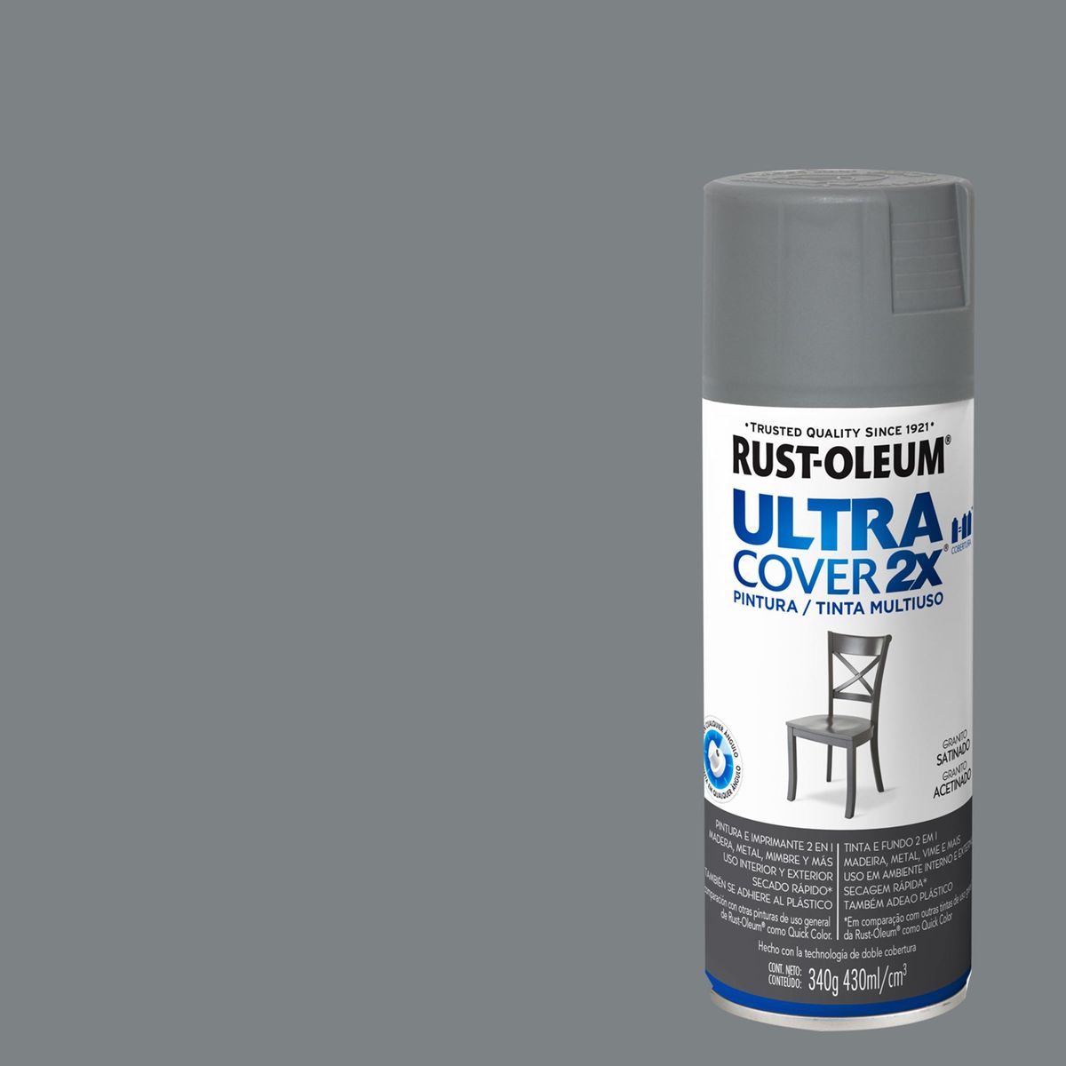RUST OLEUM - Pintura Spray 0.43 l Satinado Granito