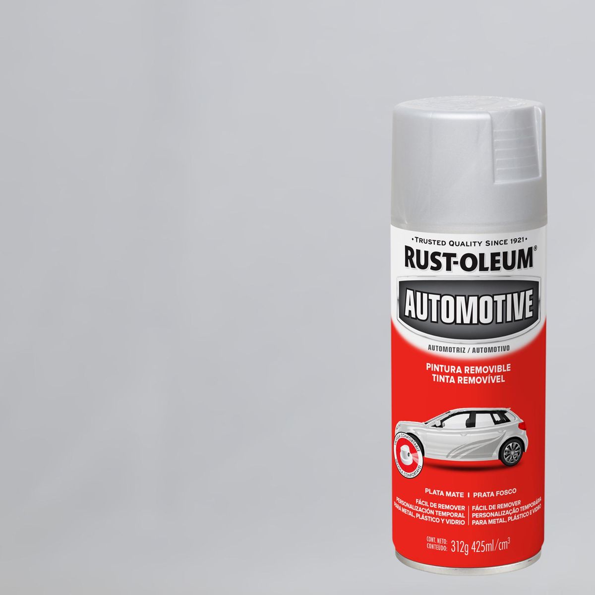 RUST OLEUM - Pintura Spray Spray 0.425 l Mate Plata