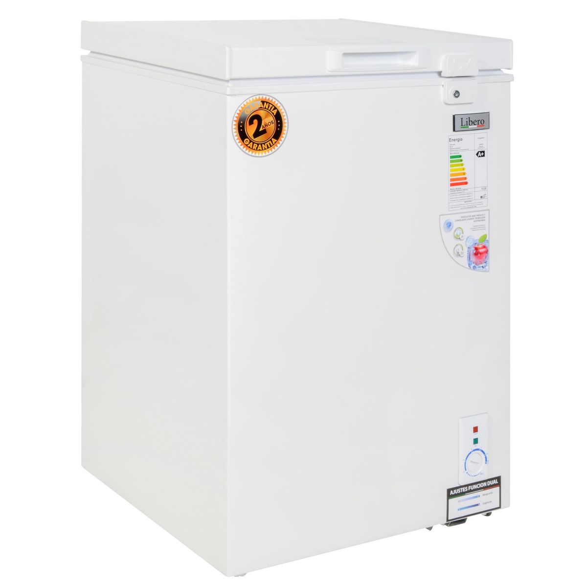 LIBERO - Freezer Horizontal 100 Litros Blanco LFH-100