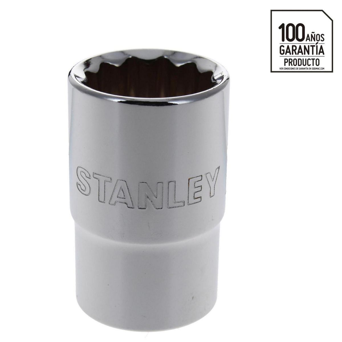 STANLEY - Dado estándar 1/2"x17 mm acero
