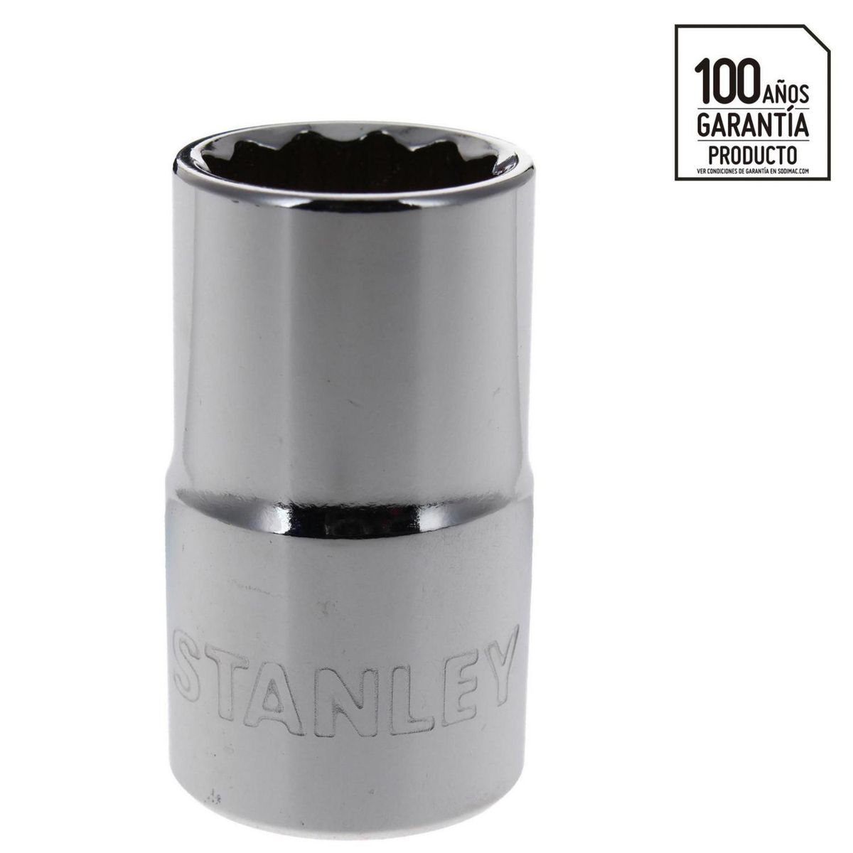 STANLEY - Dado estándar 1/2"x15 mm acero