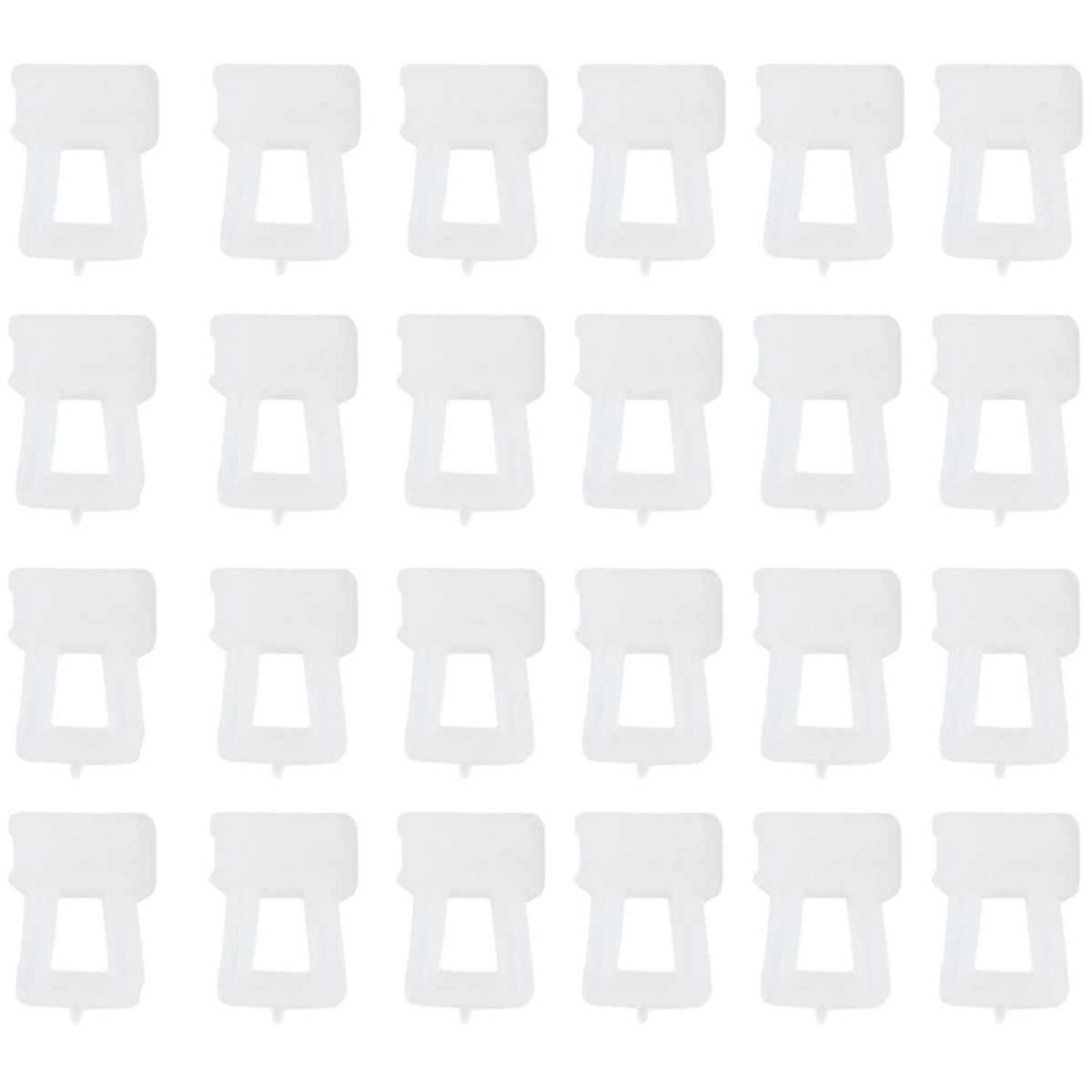 SCHMIDT - Set de deslizadores 24 unidades blanco