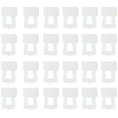 SCHMIDT - Set de deslizadores 24 unidades blanco