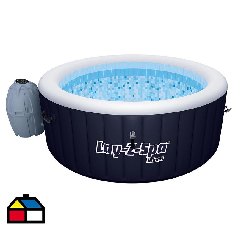 BESTWAY - Spa 1,80x0,65 m 669 litros negro