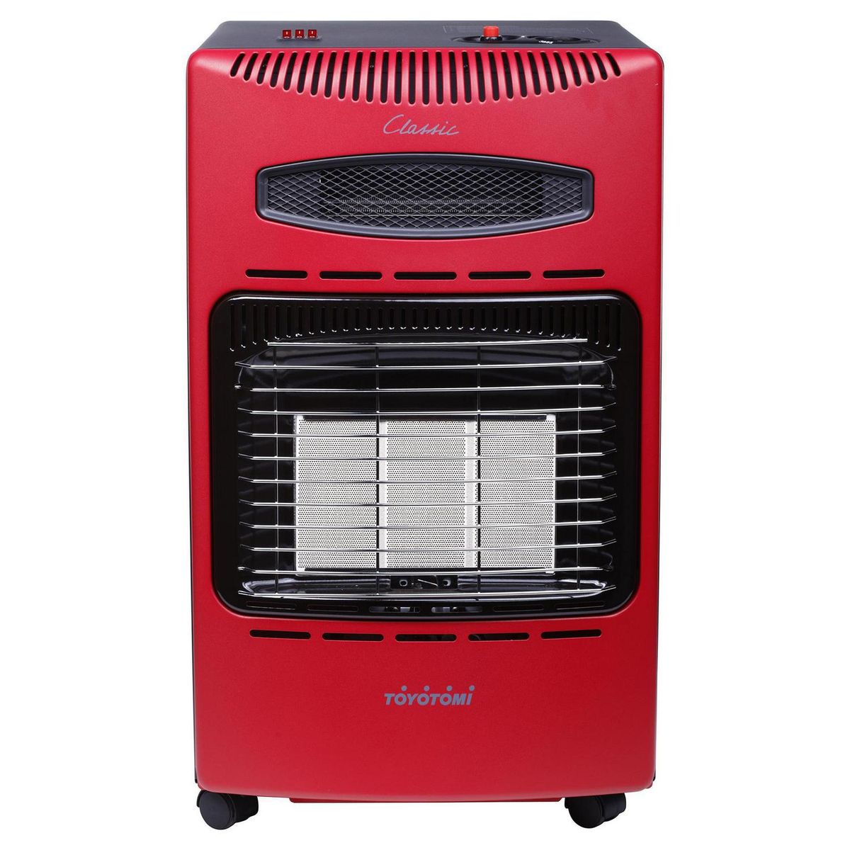 TOYOTOMI - Estufa a Gas 15 Kg Híbrida Gas GH-HB62 Burdeo Rojo