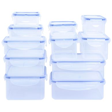 Set de contenedores de alimentos plstico 22 unidades