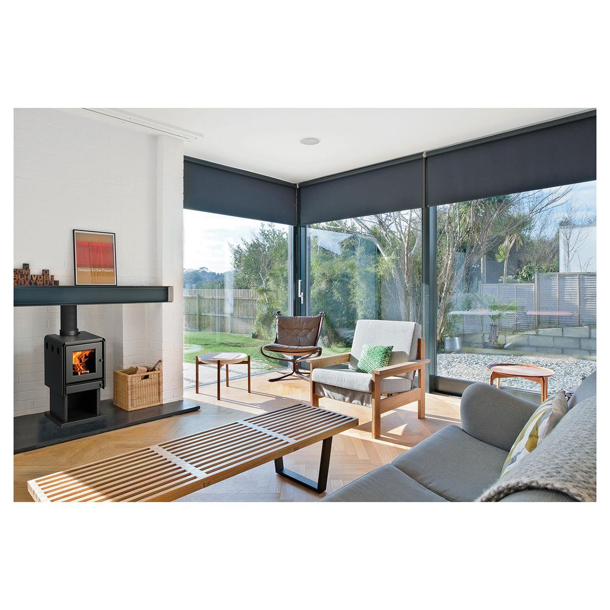 BOSCA - Estufa Leña Limit 360 Negro