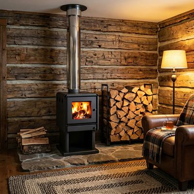 Imagen 2 del producto Estufa Leña Limit 360 Negro