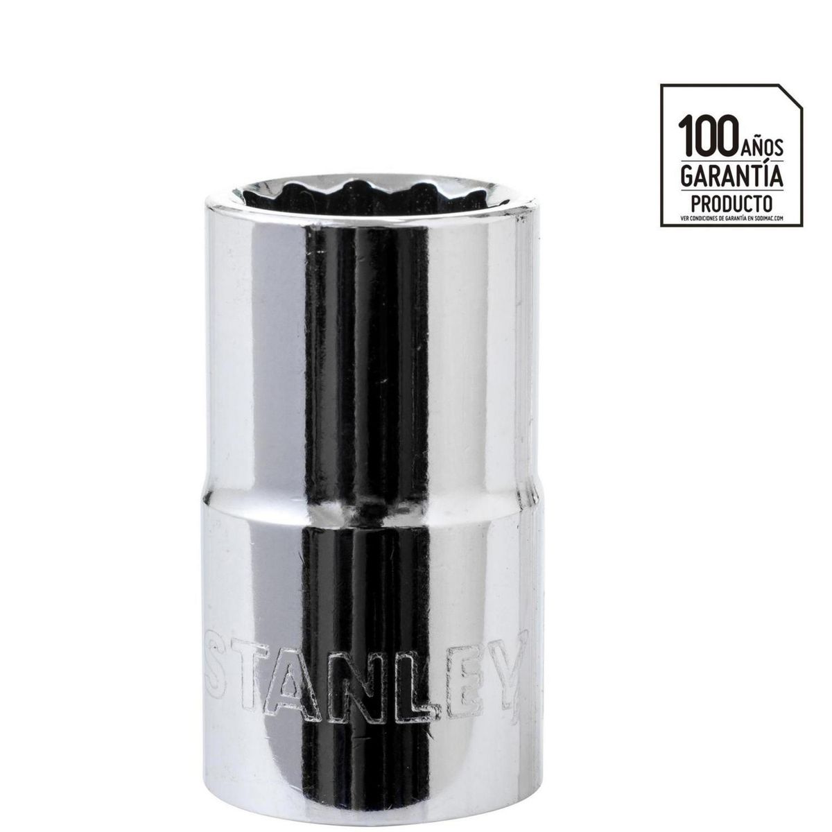 STANLEY - Dado estándar 1/2"x16 mm acero