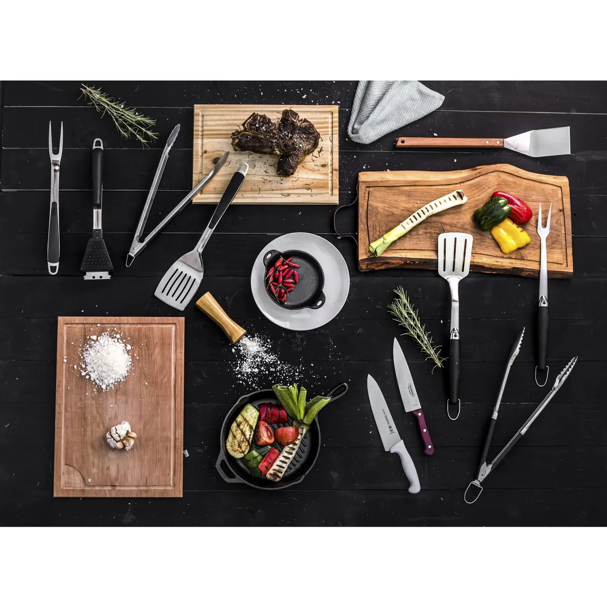 TRAMONTINA - Cuchillo Carnicero Tramontina Inoxidable 20.3 cm