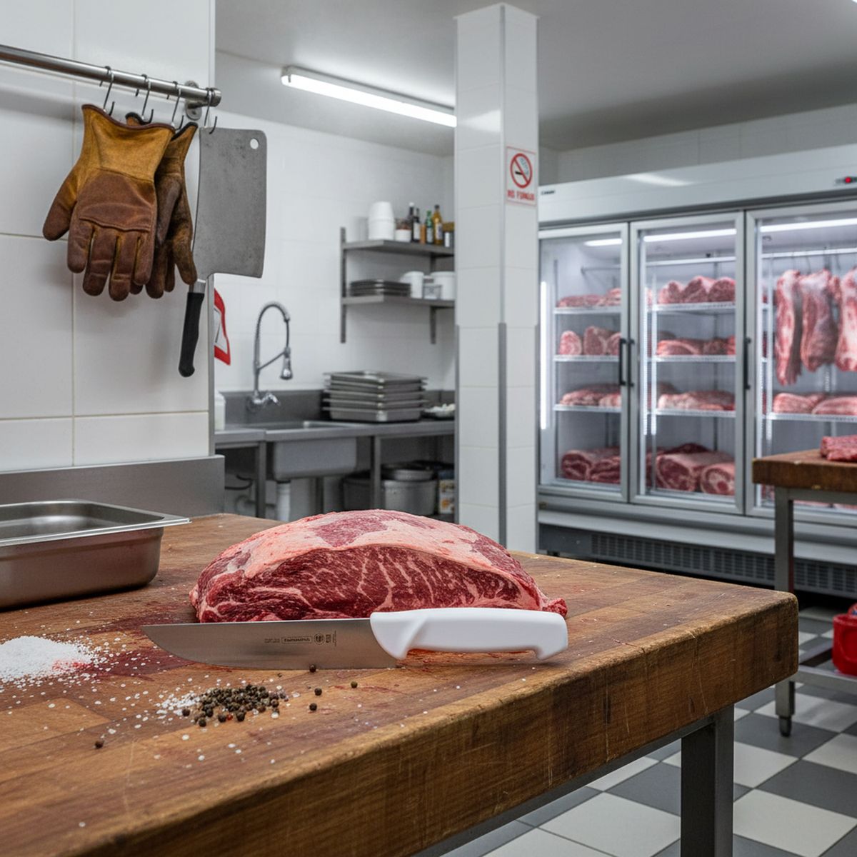 TRAMONTINA - Cuchillo Carnicero Tramontina Inoxidable 20.3 cm Profesional