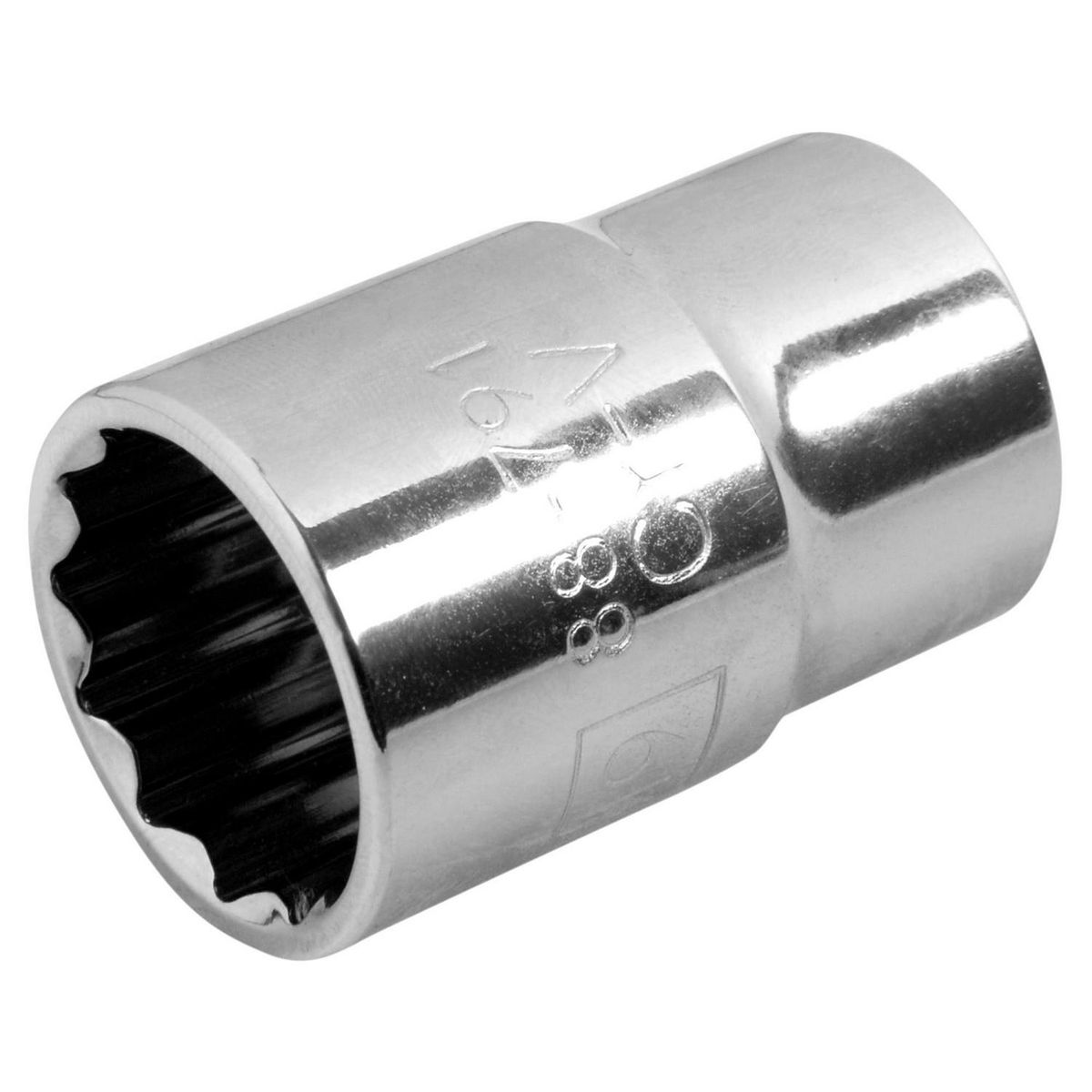 STANLEY - Dado estándar 1/2"x19 mm acero