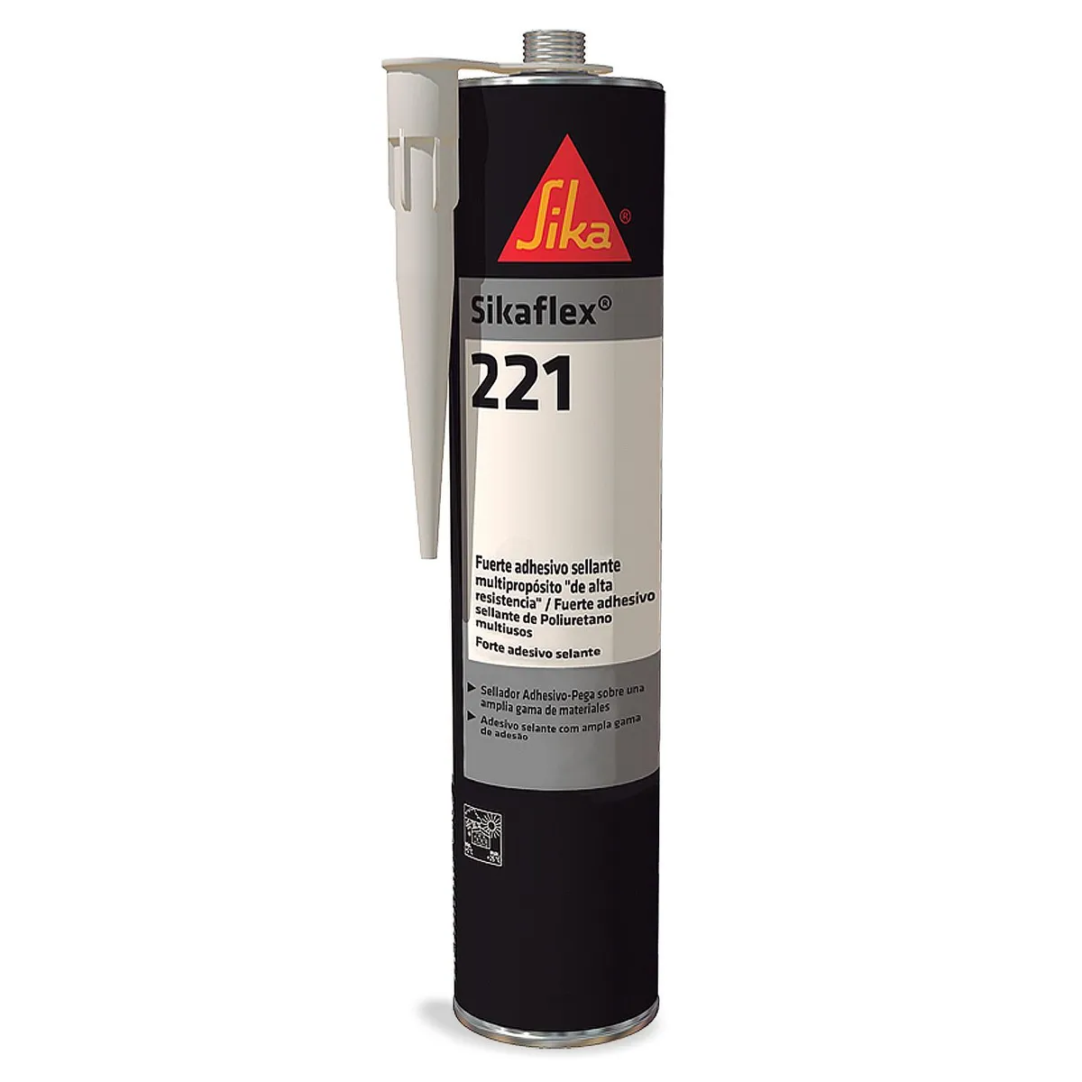 SIKA - Sellador Sika Sikaflex 221 Gris 300 ml Adhesivo Multiusos