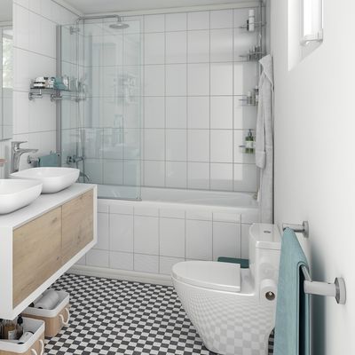 Imagen 2 del producto Toallero barra cromado 60 cm