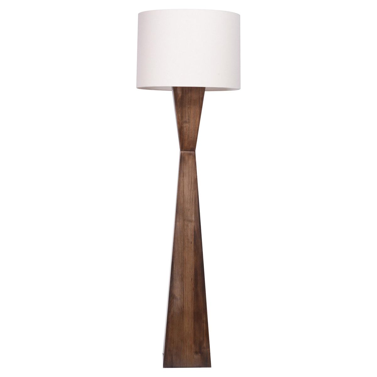 HOMY - Lámpara de Pie Hyatt Café/Marrón 48x158 cm