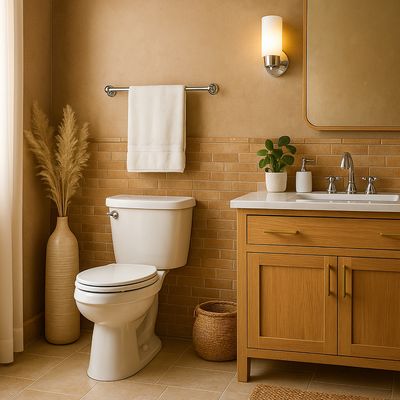 Imagen 2 del producto Toallero barra cromado 45 cm