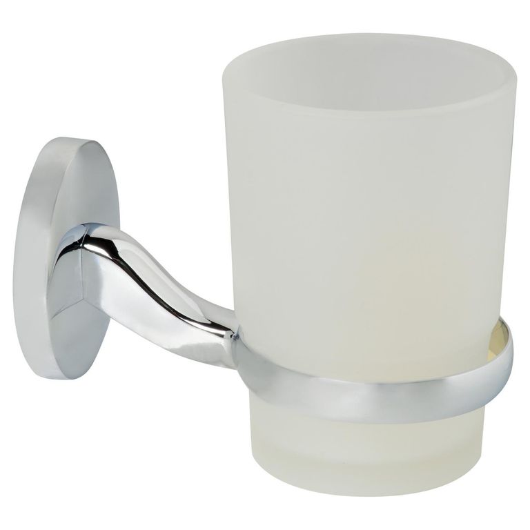 Portavaso Cromado Para Baño