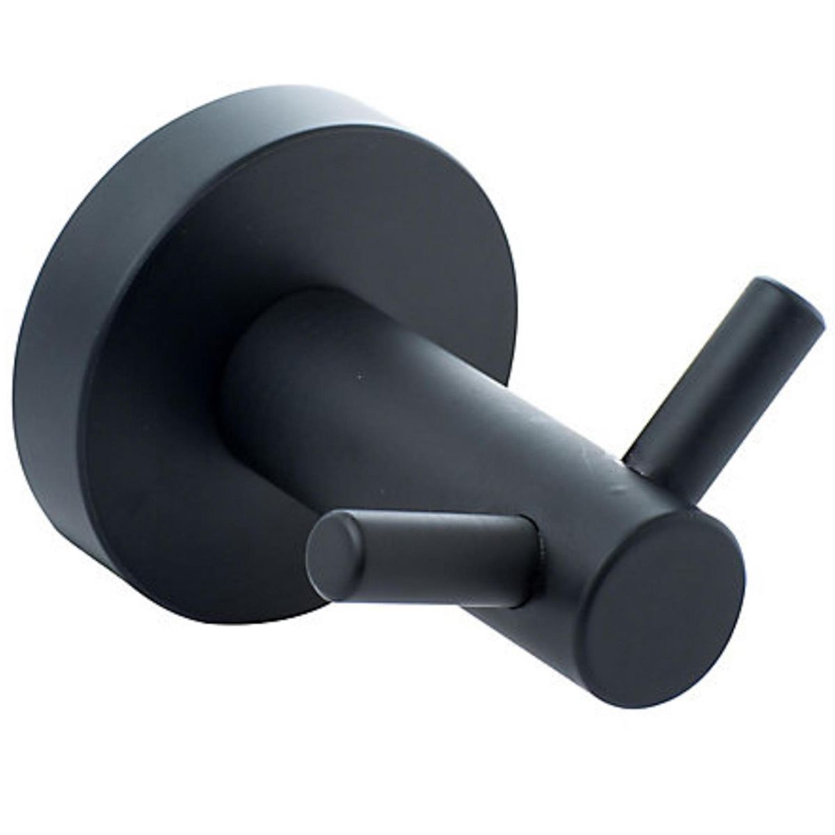 SENSI DACQUA - Gancho doble para toallas negra