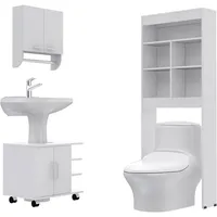 Botiquín de Baño con Mueble Bajo Lavamanos y Estante