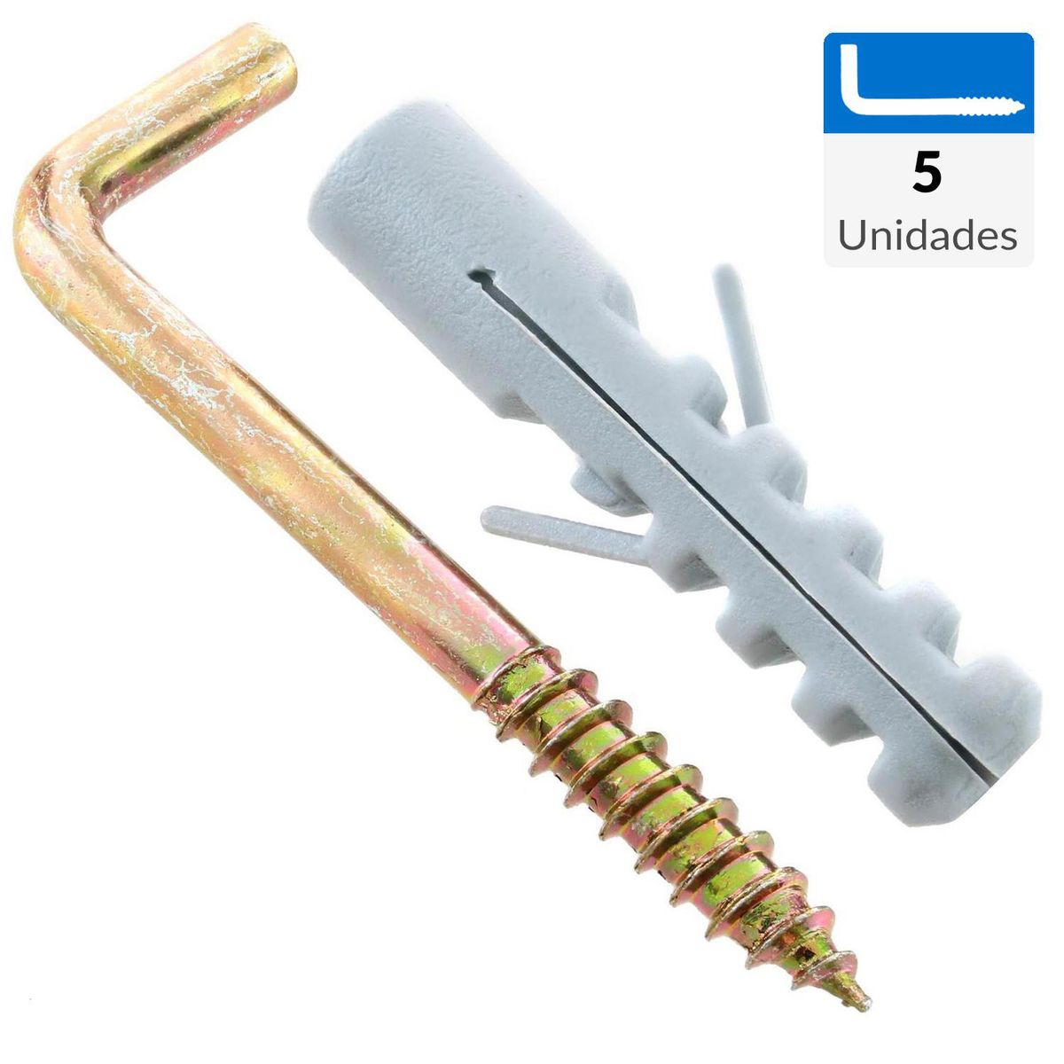 RH - Tornillo Escuadra Concreto 2 " 6 mm 5 unidad(es)