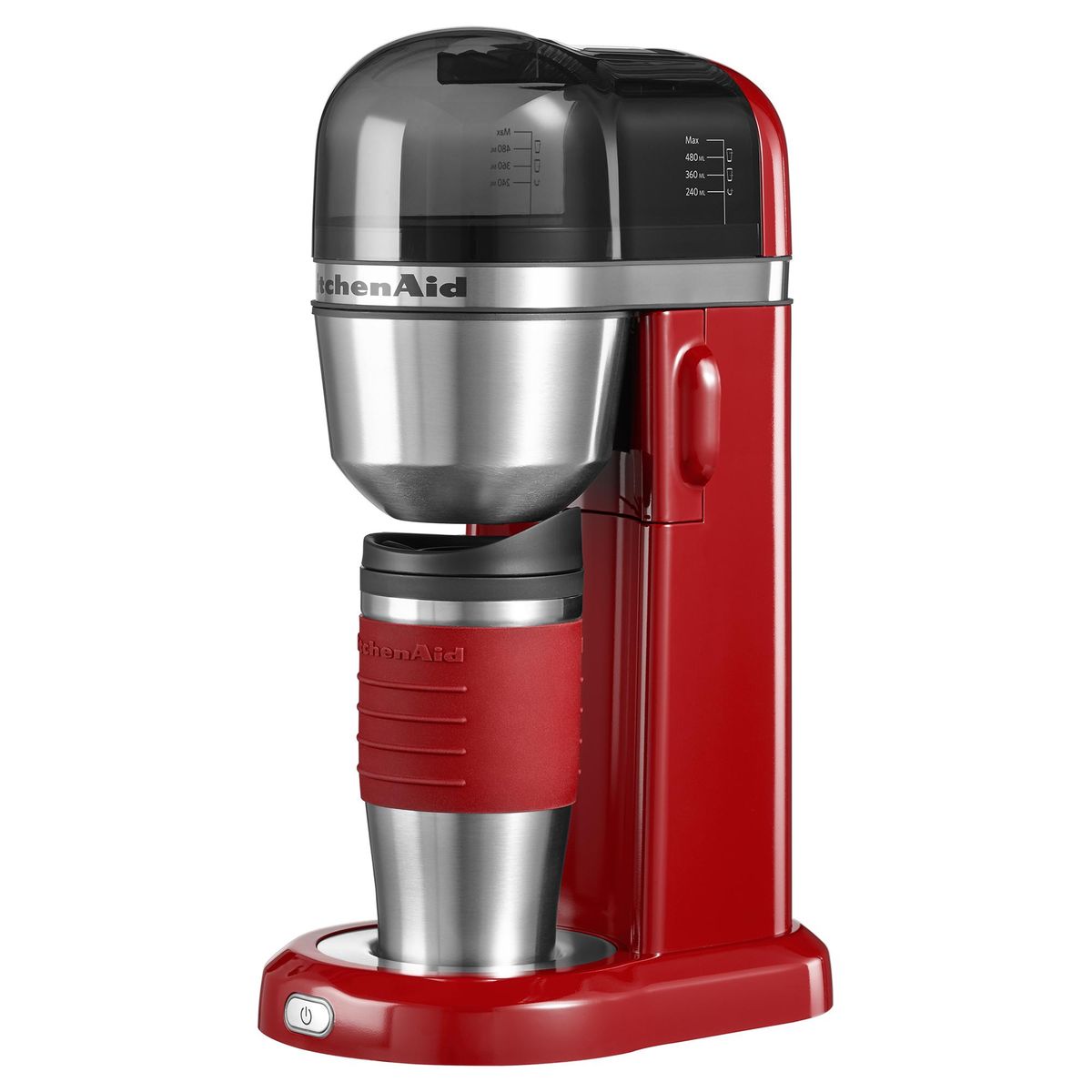 KITCHENAID - Cafetera Eléctrica Personal con Mug 1 l 750 W Rojo